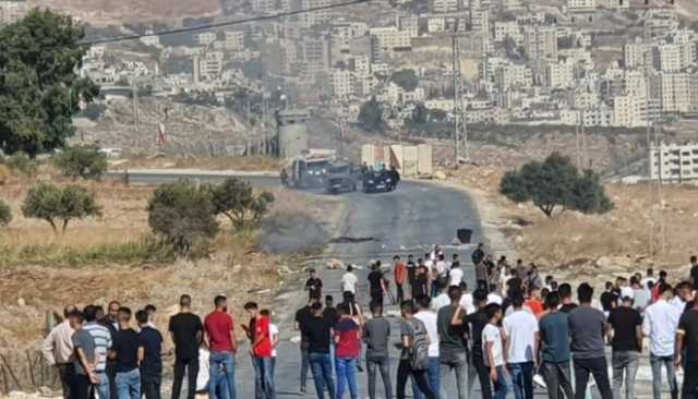 إصابات بالرصاص والغاز باقتحام قوات العدو الصهيوني مدينة نابلس