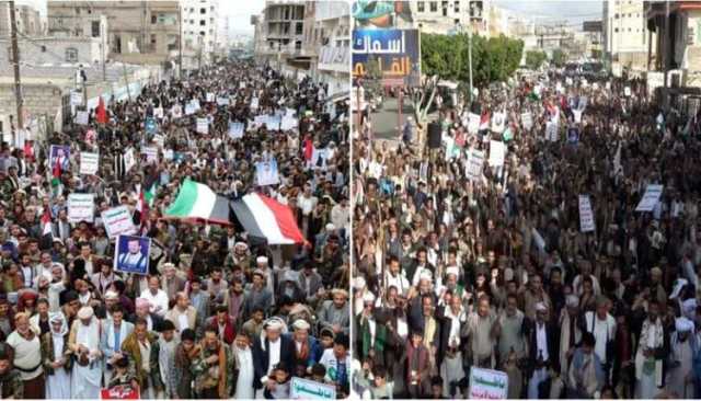 مسيرات جماهيرية حاشدة في البيضاء إحياءً ليوم القدس العالمي
