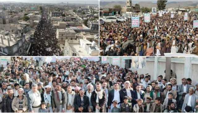 تحت شعار “علي العهد يا قُدس”.. 38 مسيرة حاشدة في محافظة ذمار لإحياء يوم القدس العالمي