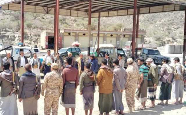 زيارات عيدية للمرابطين في عدد من جبهات محافظة تعز