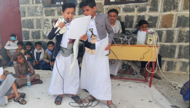 أمسية ثقافية لطلاب الدورات الصيفية في مديرية الشغادرة بحجة