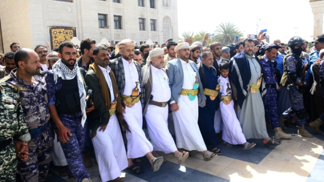 تشييع جثامين شهداء العدوان الأمريكي على منزل المواطن صالح السهيلي