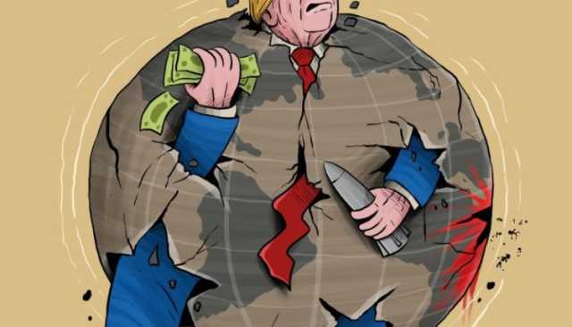 كاريكاتير.. جنون العظمة يلقي بحمله على العالم