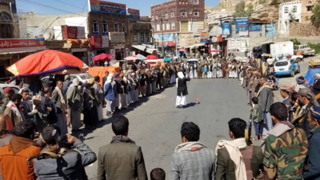 قبائل الطويلة وحفاش والخبت بمحافظة المحويت تعلن النفير والجهوزية لمواجهة العدو الأمريكي الصهيوني