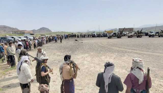 تعز .. قبائل مقبنة وجبل حبشي تُعلن النفير العام وتُجدد الولاء للقيادة في مواجهة العدوان الأمريكي الصهيوني