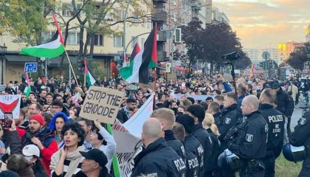 مظاهرة في برلين رفضاً لترحيل 4 متضامنين مع فلسطين