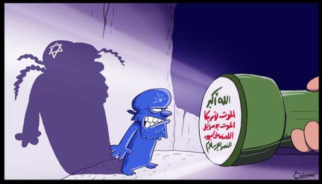 شاهد | المنافقين أدوات الصهاينة .. كاريكاتير