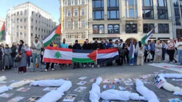  مدينة هامبورغ تشهد مسيرة صامتة تضامنا مع أطفال غزة
