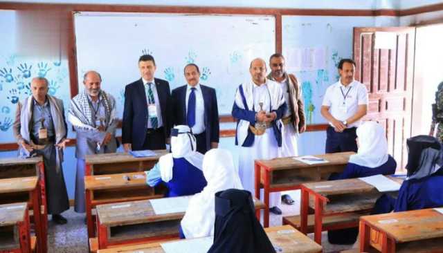 تفقد الدورات الصيفية والاختبارات الأساسية في مديرية سنحان