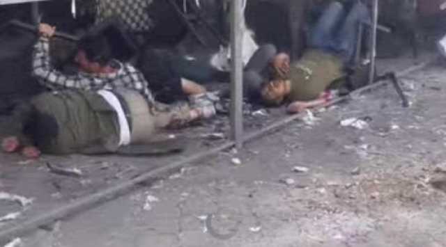 العدو الصهيوني يرتكب مجزرة مروعة باستهدافه مواطنين وسط مدينة غزة