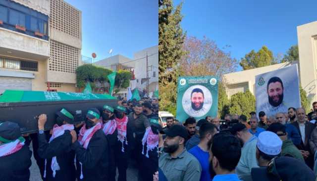 فلسطينيون ولبنانيون يشيعون القائد “القسامي” خالد الأحمد في صيدا