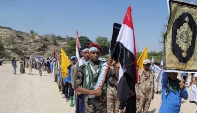 طلاب وشحة في حجة يجسدون تضامنهم مع غزة في عرض كشفي صيفي