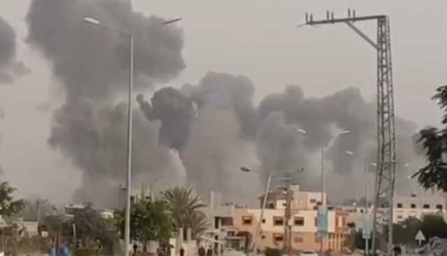 شهداء وجرحى في غارات للعدو الصهيوني على المستشفى الأوروبي ومحيطه بخان يونس