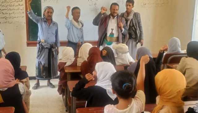 تفقد أنشطة الدورات الصيفية في حيفان وصالة بتعز