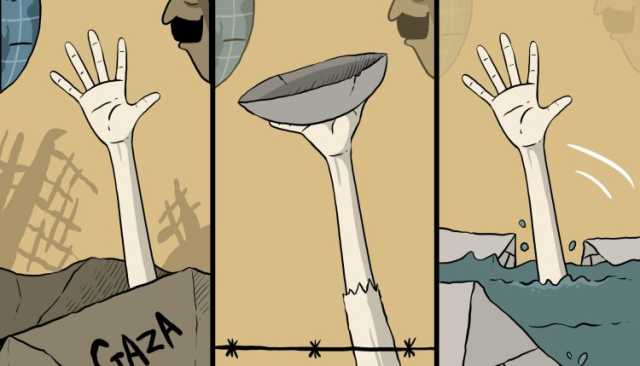غزة تطلب المساعدة وتستنجد الإنقاذ