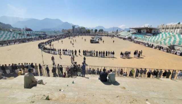 نكف قبلي حاشد في حجة إعلاناً للنفير العام والجهوزية لمواجهة العدو