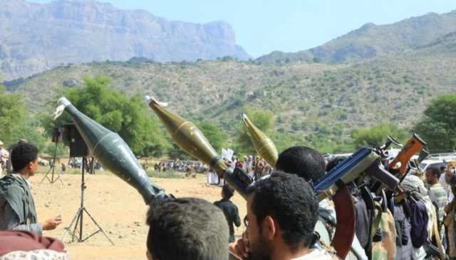 قبائل فرع العدين بإب تُجدّد العهد وتبارك الإنجاز الأمني بضبط خلية التجسس