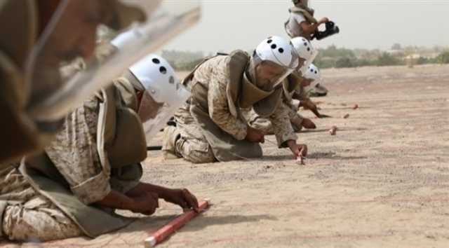 مسام يعلن اتلاف 289 لغماً وقذيفة غير منفجرة وعبوة ناسفة في شبوة