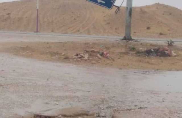المهرة…أمطار غزيرة مصحوبة برياح إعصارية شديدة تخلف أضرار واسعة في الممتلكات