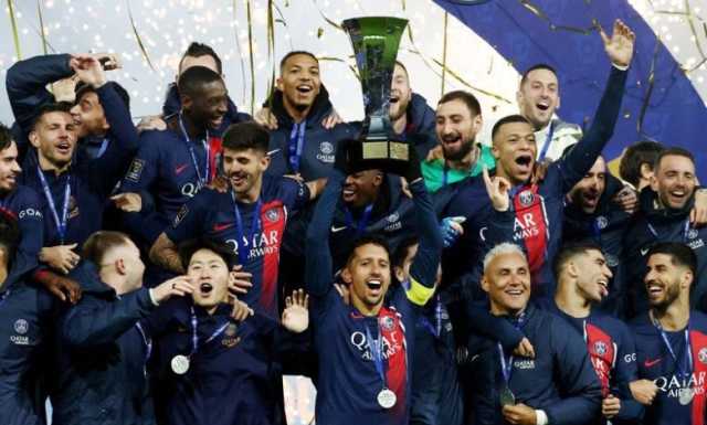 سان جيرمان يتوج بلقب كأس السوبر الفرنسية للمرة 12 في تاريخه