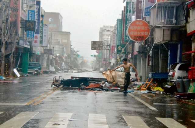 مصرع وإصابة 38 شخصاً إثر إعصار قوي في الصين