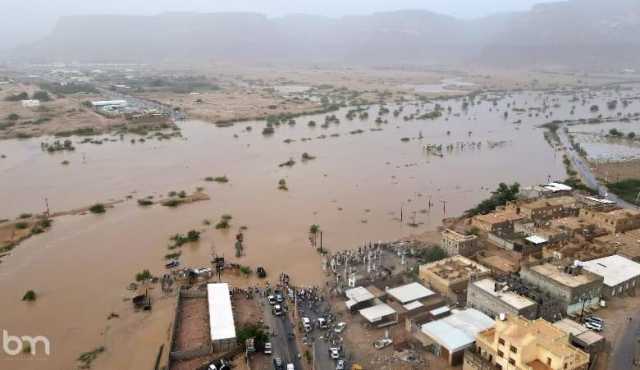 مقتل وإصابة أكثر من 40 شخصا جراء الفيضانات بالمهرة شرقي اليمن