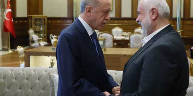 أردوغان يدعو حماس إلى ضبط النفس