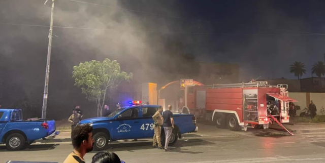 اندلاع حريق في مدرسة بمنطقة الاعظمية ببغداد