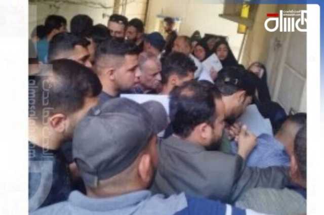 زحام شديد ومعاناة مواطنين في دائرة كاتب عدل كربلاء