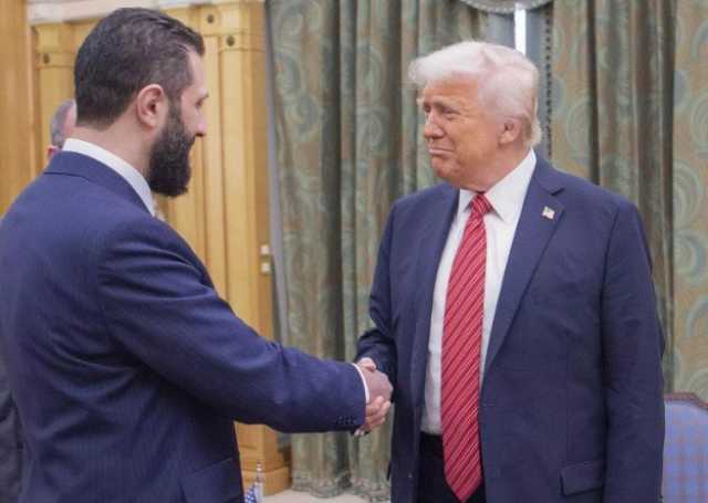 الشرع يصل إلى البيت الأبيض للقاء ترامب