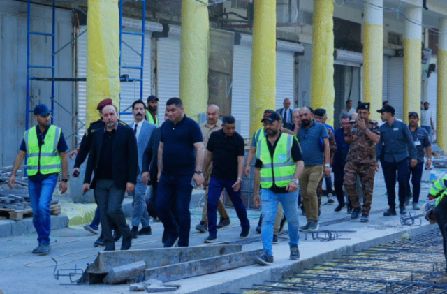 أمانة بغداد تمضي في أعمال تطوير المحور الثاني من شارع الرشيد