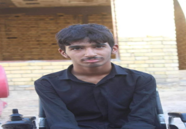طالب سادس إحيائي من ذي قار مصاب بشلل رباعي يحصل على معدل 89.29