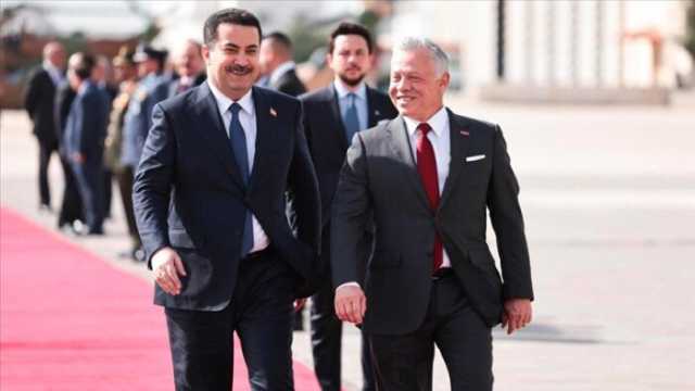السوداني وملك الأردن: ضرورة التحرك لوقف الانتهاكات بالأراضي الفلسطينية