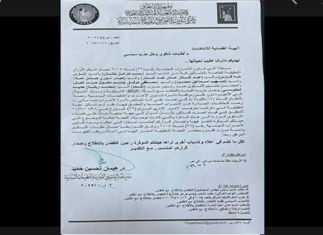 احالة ملف تعاقد حزب الحلبوسي مع شركة مرتبطة بإسرائيل الى الهيئة القضائية للانتخابات