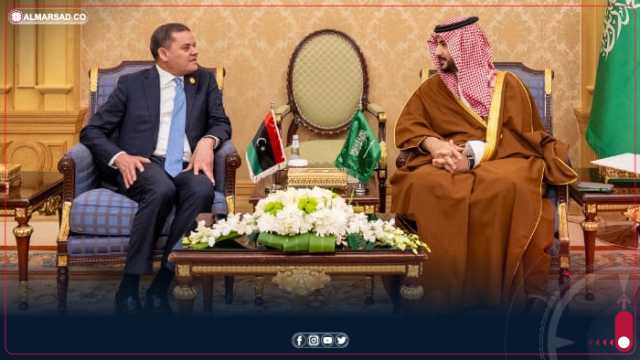 الدبيبة يبحث مع وزير الدفاع السعودي أوجه التعاون بين البلدين في المجال العسكري