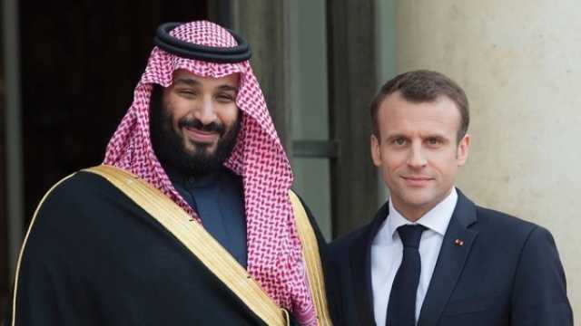 ولي العهد السعودي وماكرون يبحثان مستجدات الأوضاع في غزة