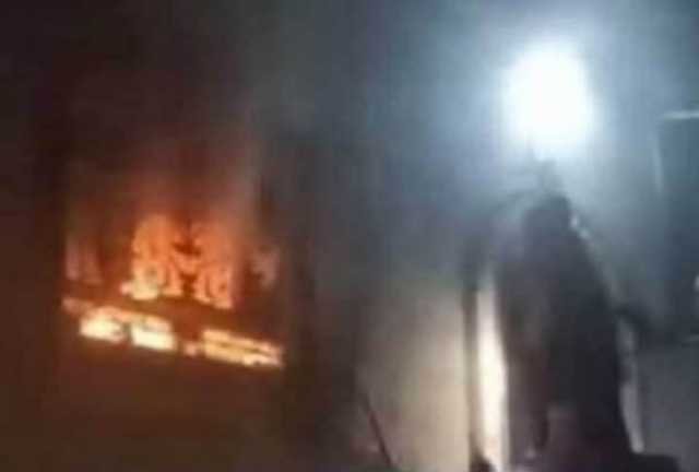 إحراق منزل وكيل مدرسة في حبيش شمال إب