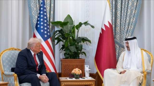 ترامب يبلغ أمير قطر استعداده لحل الأزمة بين إسرائيل وإيران