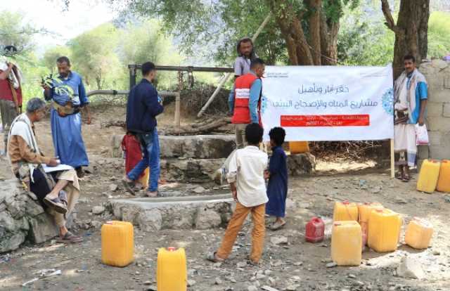 الهلال الأحمر القطري يوفر المياه النظيفة لأكثر من 23 ألف شخص جنوبي اليمن