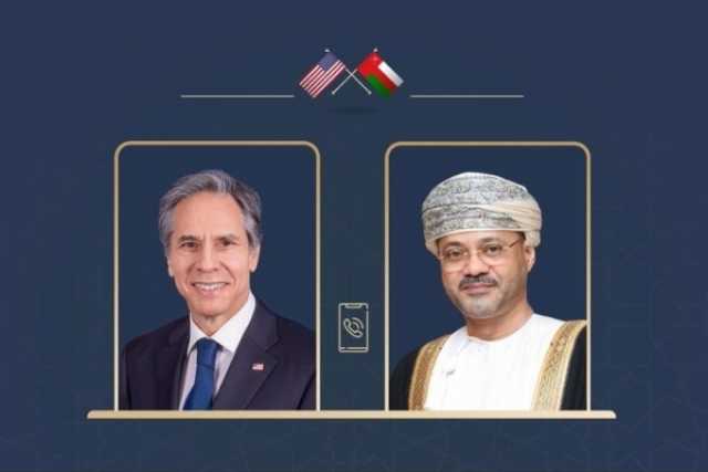 بلينكن يبحث مع نظيره العماني خفض التصعيد في غزة وجهود على الأزمة اليمنية