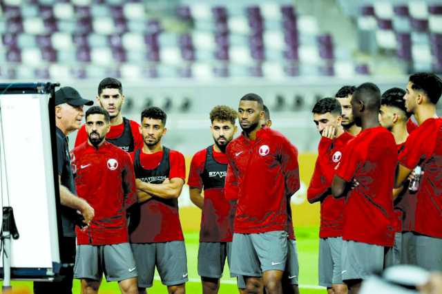 العنابي يواصل استعداداته لمواجهة روسيا