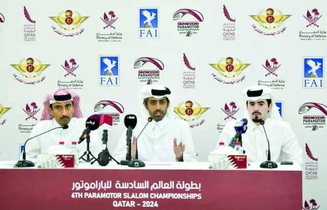 قطر تستضيف بطولة العالم للباراموتور