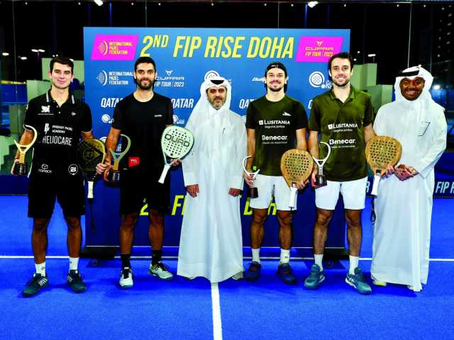 الثنائي الإسباني بطلاً لـ «قطر الدولية للبادل»