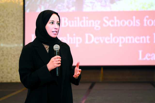 بثينة النعيمي: تنمية القدرات القيادية استثمار ثمين بالمنظومة التعليمية
