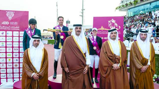 البرازيلي لامبر يتوج بسيف سمو الأمير لقفز الحواجز