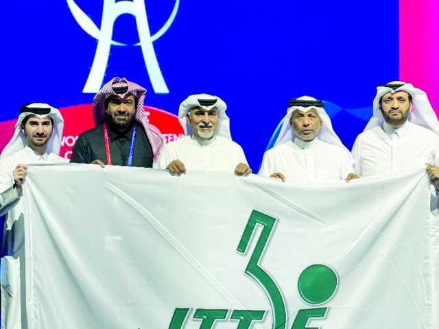 قطر تتسلم علم تنظيم مونديال الطاولة