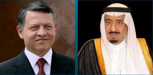ملك الأردن يهنئ خادم الحرمين الشريفين بمناسبة ذكرى يوم التأسيس