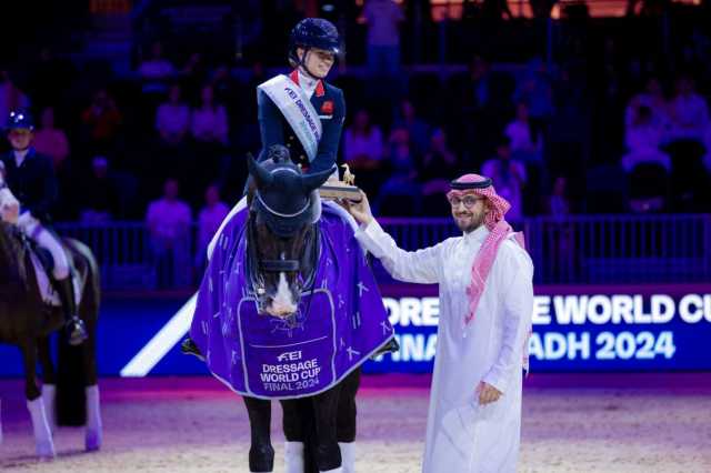 إيكيرمان وشارلوت .. بطلا افتتاح كأس العالم لقفز الحواجز والترويض