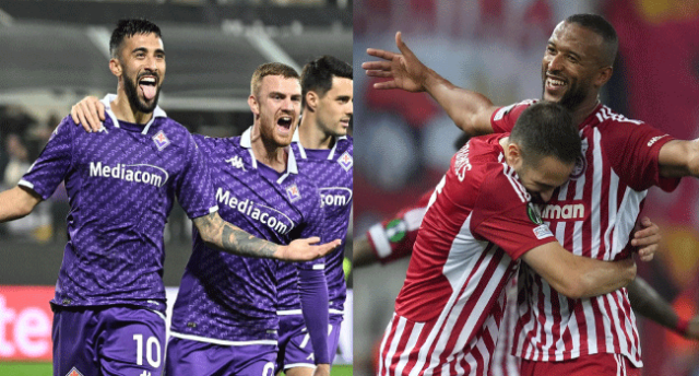في نهائي دوري المؤتمر الأوروبي.. أولمبياكوس يتسلح بعامل الأرض أمام فيورنتينا