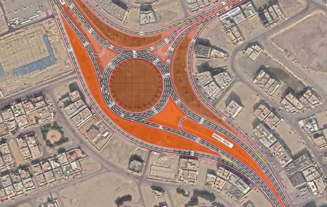 تحسين الحركة المرورية بطريق الخليج العربي بالقطيف